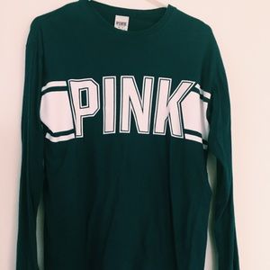 vs pink blue long sleeve
